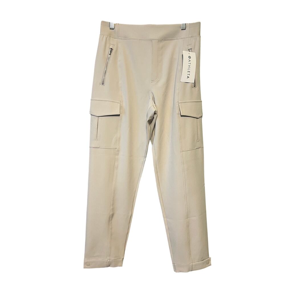 Athleta Endless Cargo Pant Tan Size 10 - NWT